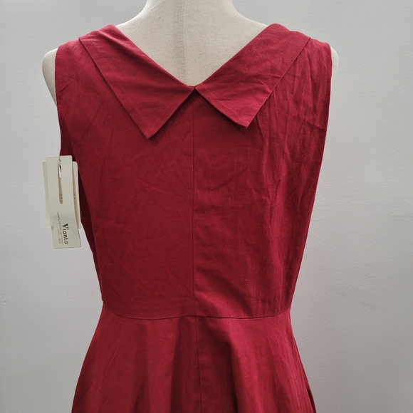 NWT Sexy Red Vianla Pinup Girl XL Dress - Picture 3 of 9